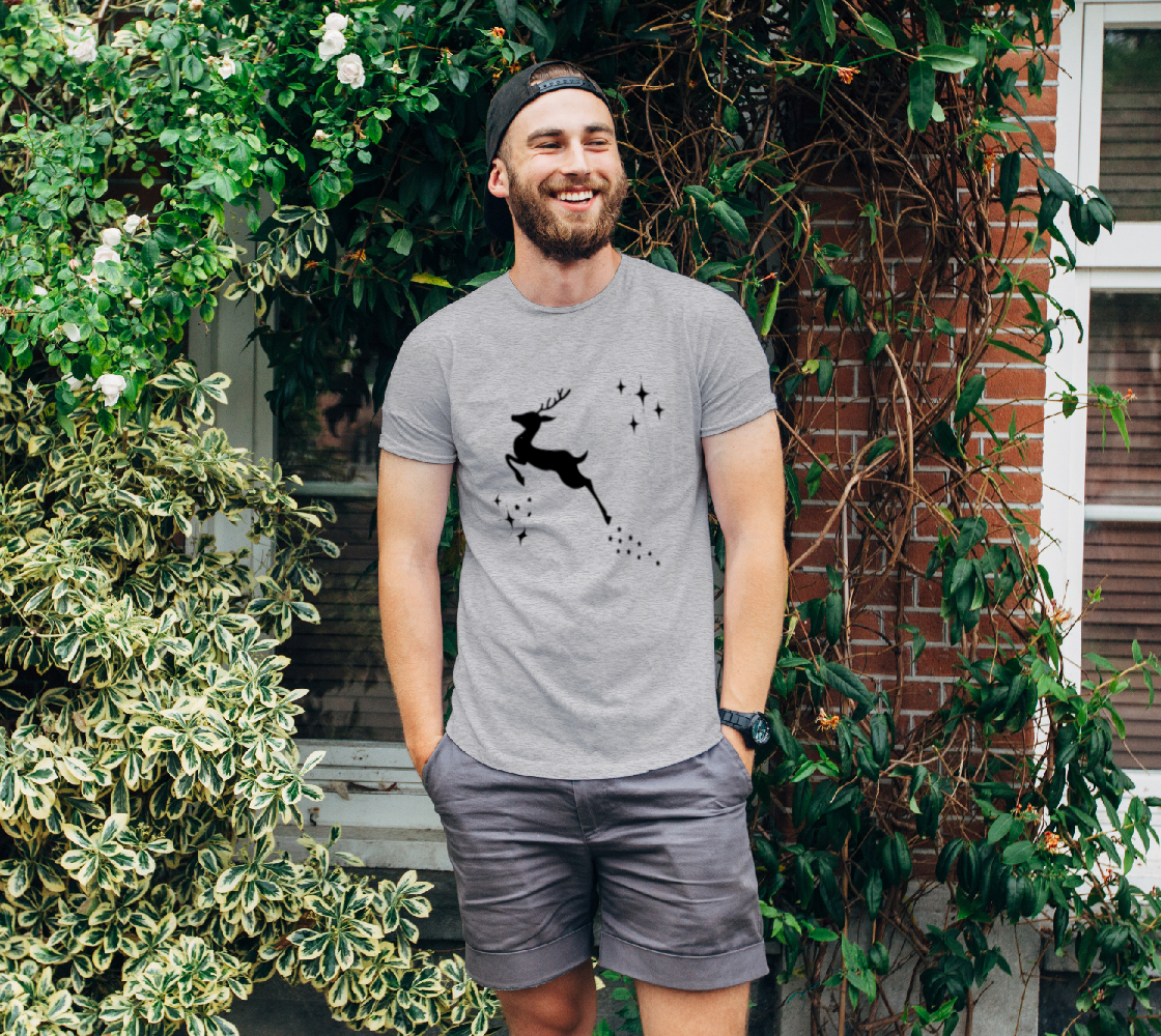 Aperçu de Let it snow, Deer Unisex Tee