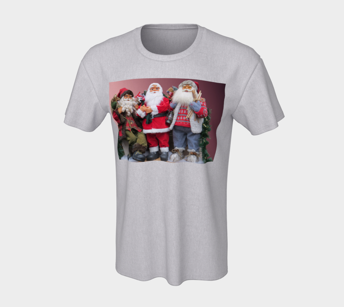 Jolly Ol Trio Christmas T Shirt preview #7