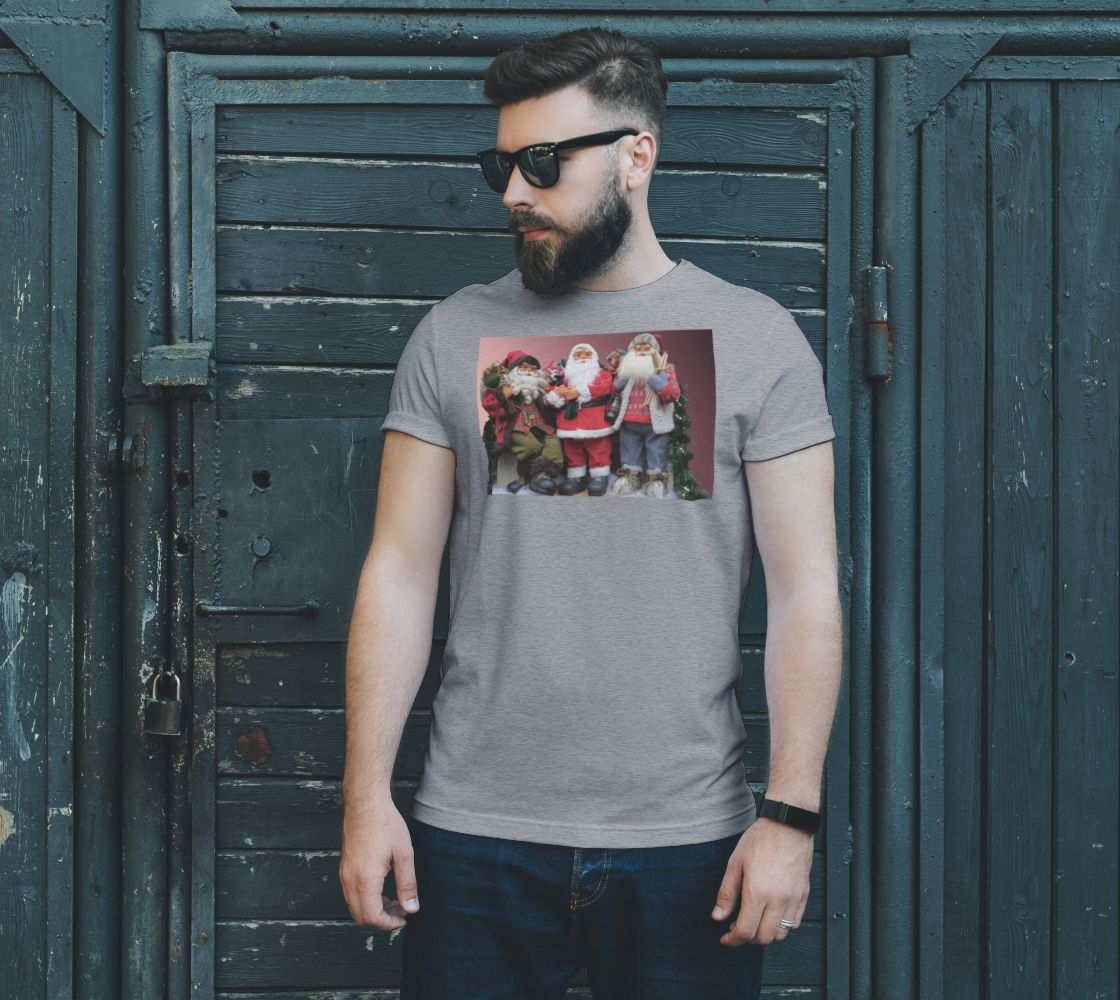 Jolly Ol Trio Christmas T Shirt preview #2