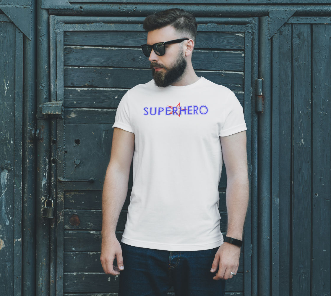 Superhero Unisex Tee thumbnail #3