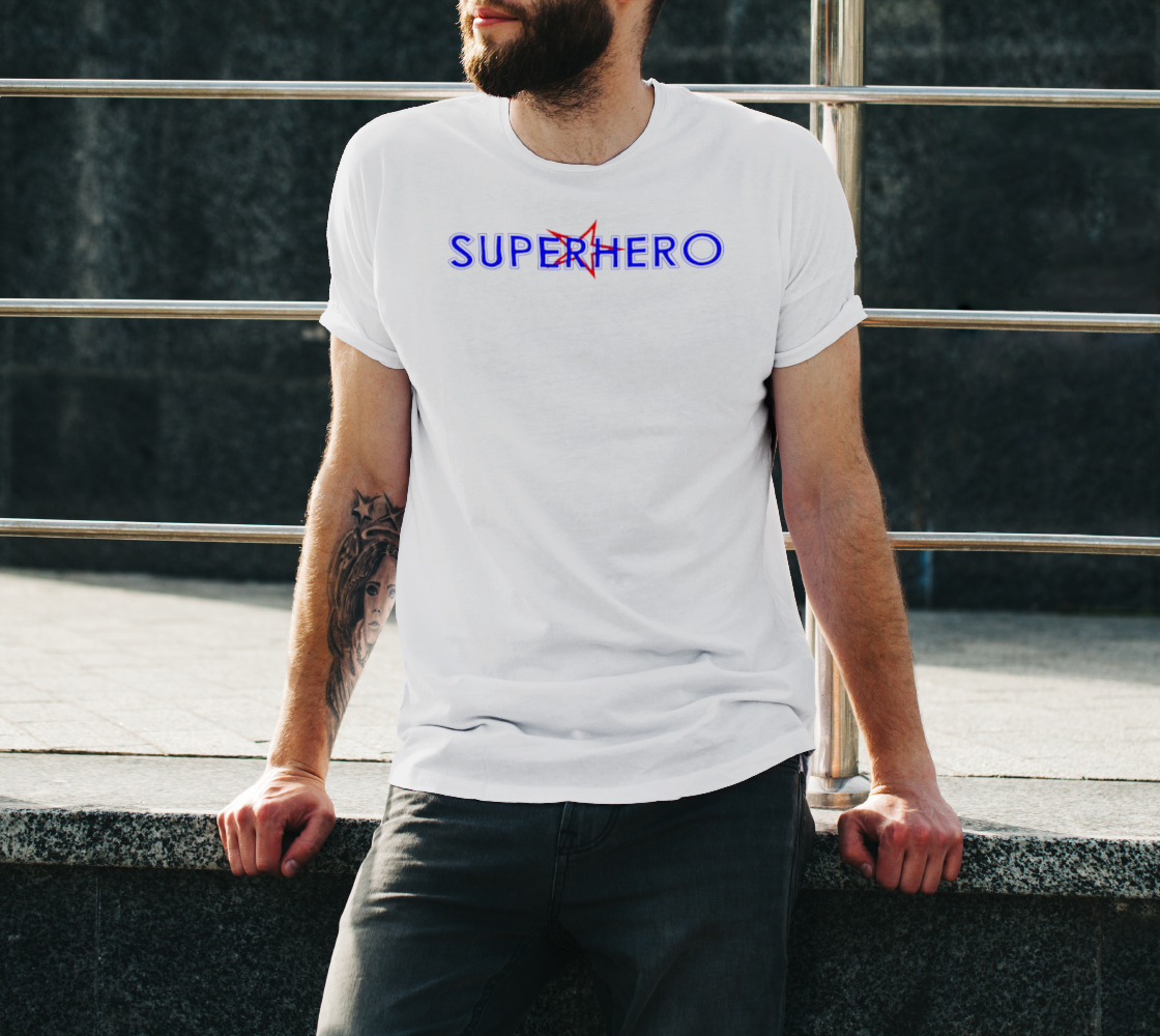 Superhero Unisex Tee preview #3
