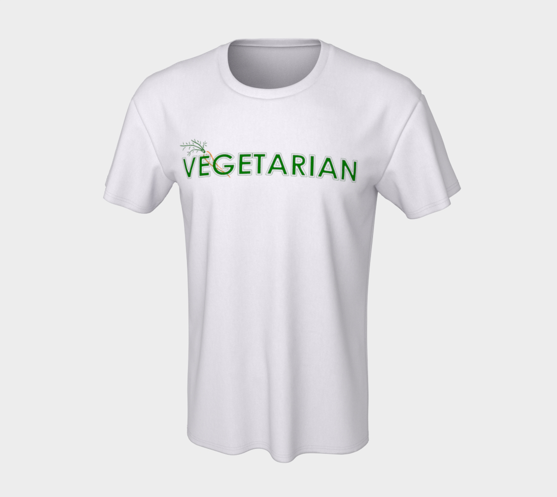 Vegetarian Unisex Tee thumbnail #8