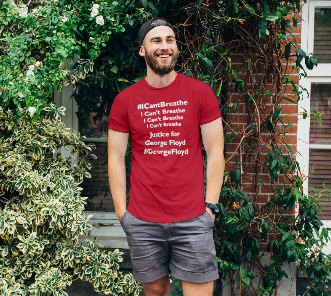I Can't Breathe George Floyd Last Words BLM Unisex T-Shirt, AOWSGD preview