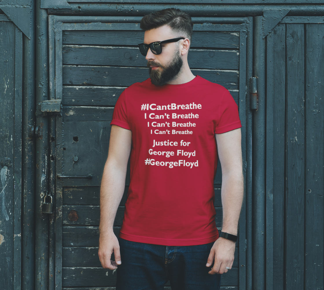 I Can't Breathe George Floyd Last Words BLM Unisex T-Shirt, AOWSGD preview #2