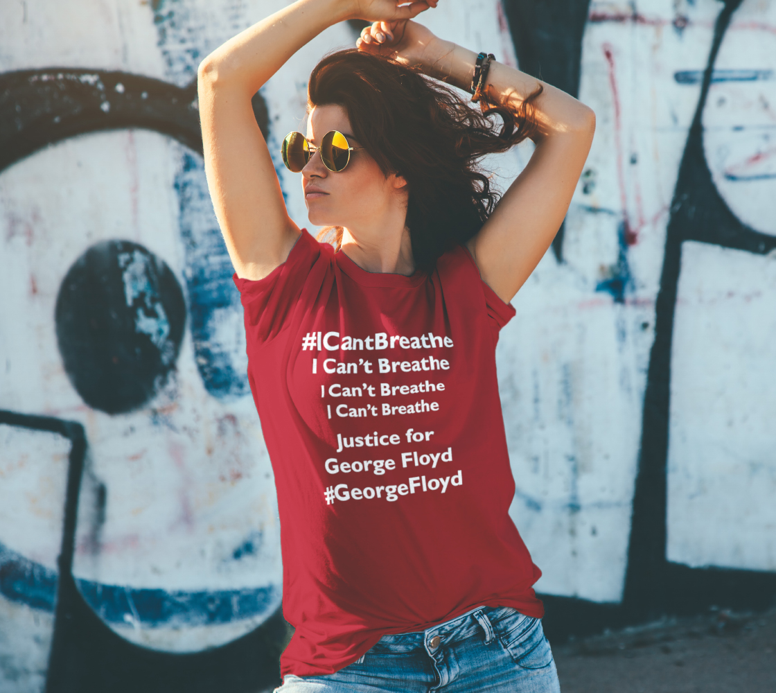I Can't Breathe George Floyd Last Words BLM Unisex T-Shirt, AOWSGD preview #4