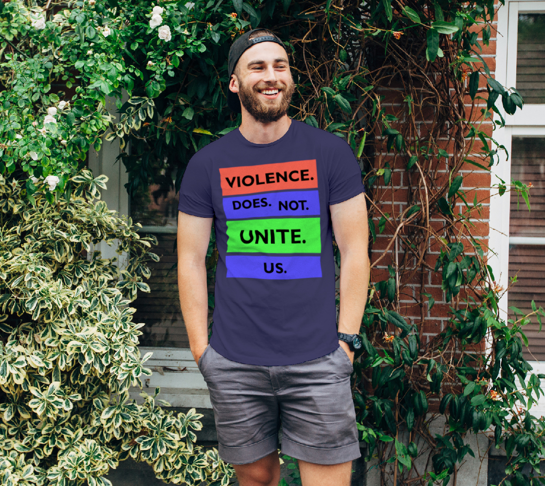 Aperçu de Violence Does Not Unite Us Period Unisex T-Shirt, AOWSGD