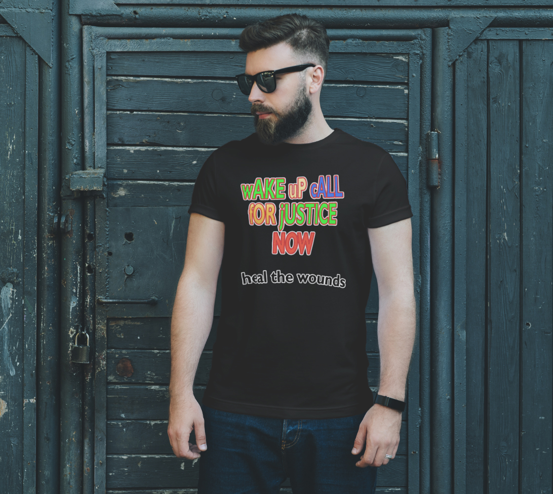 Wake Up Call for Justice Heal the Wounds Unisex T-Shirt, AOWSGD preview #2