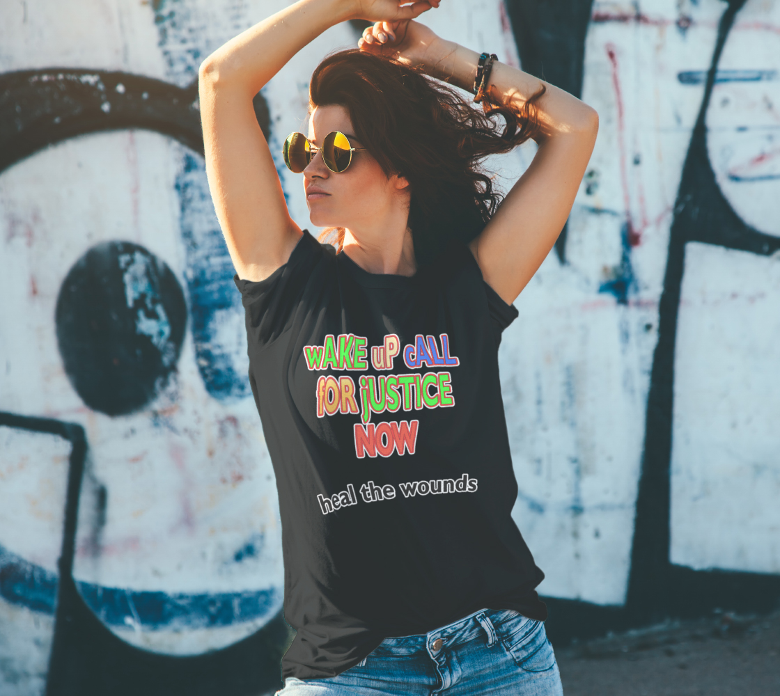 Wake Up Call for Justice Heal the Wounds Unisex T-Shirt, AOWSGD preview #4