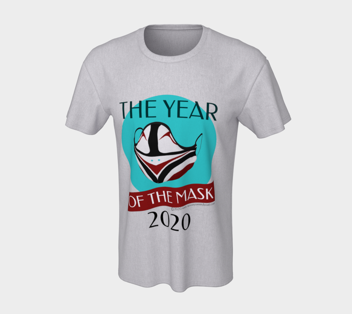 The Year of The Mask T Northwest Native Art Unisex T Shirt preview #7