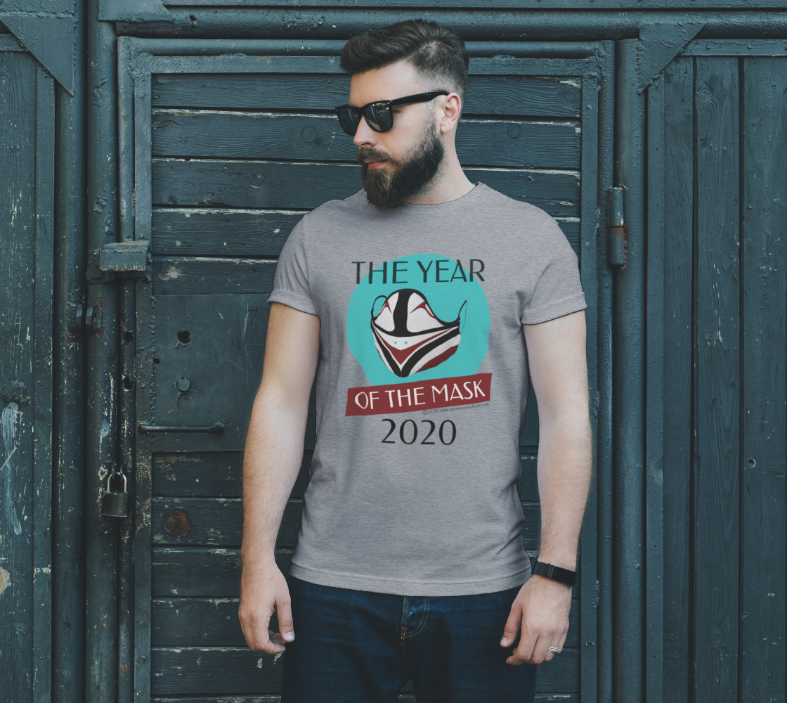 The Year of The Mask T Northwest Native Art Unisex T Shirt preview #2