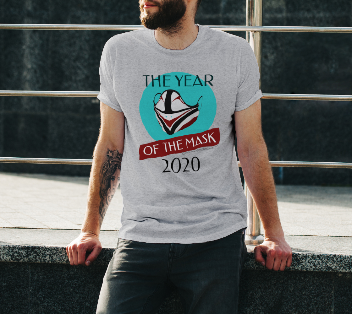 The Year of The Mask T Northwest Native Art Unisex T Shirt preview #3