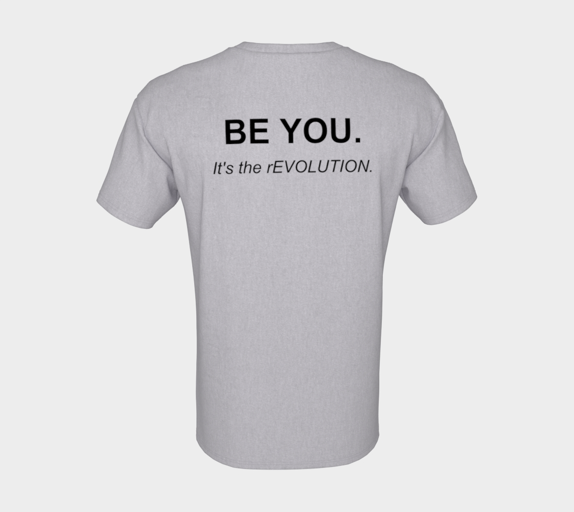 IT'S YOUR LIFE/BE YOU Unisex Tee (Black print) preview #8