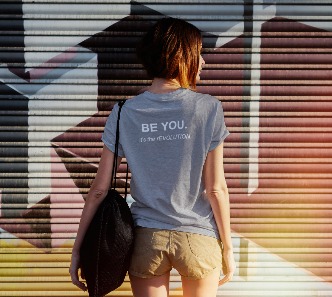 IT'S YOUR LIFE/BE YOU Unisex Tee (White print) preview #6