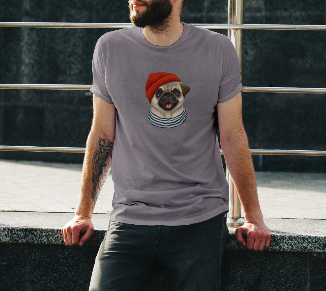 Aperçu de Pug in red hat #3