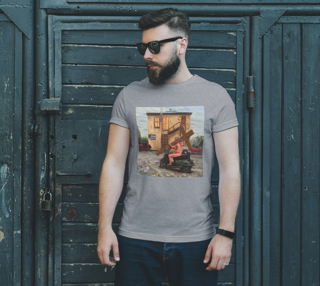 Station of the Cross T-shirt preview #2