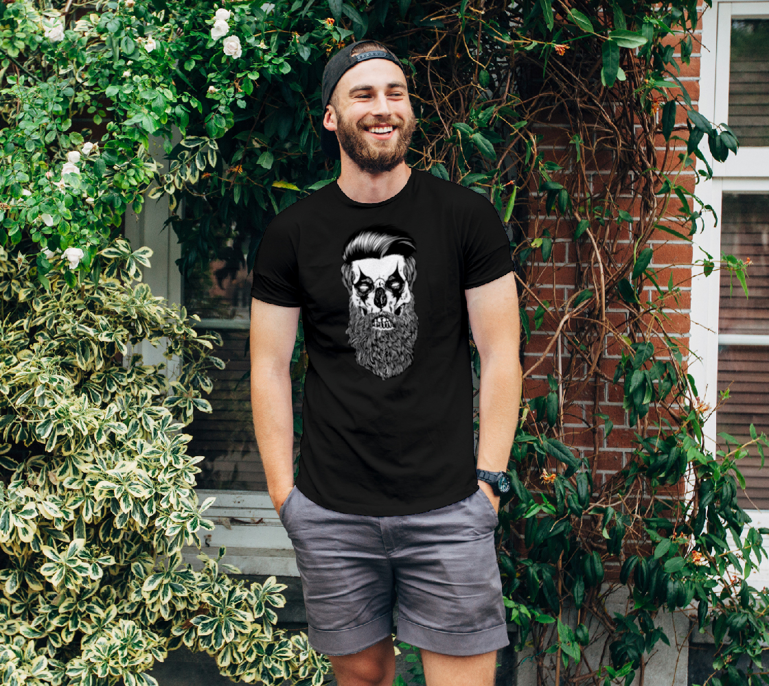 Bearded Clown Skull Hipster preview #1