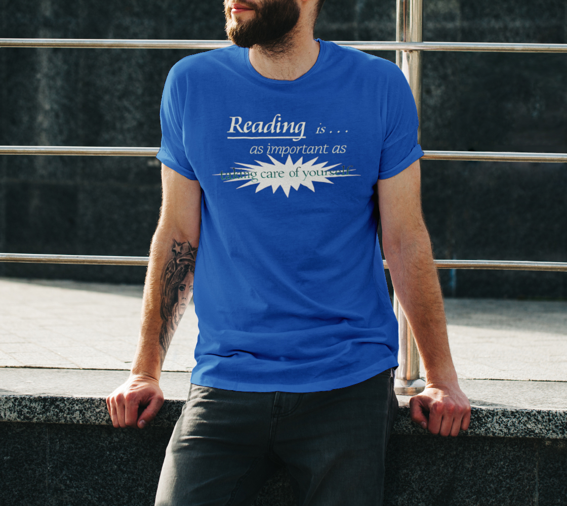 Reading DTG Unisex T Dark Royal Blue preview #3