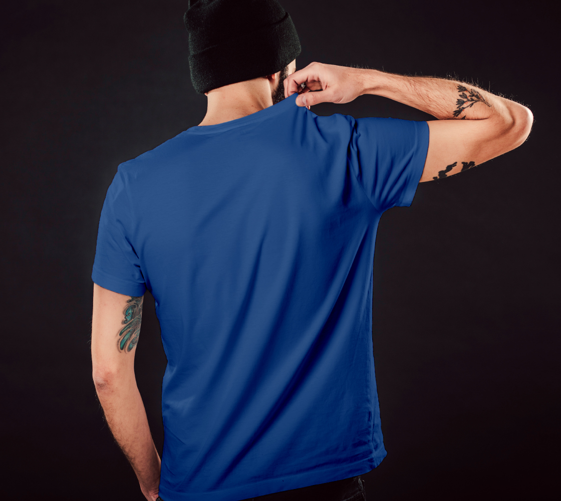 Reading DTG Unisex T Dark Royal Blue preview #5