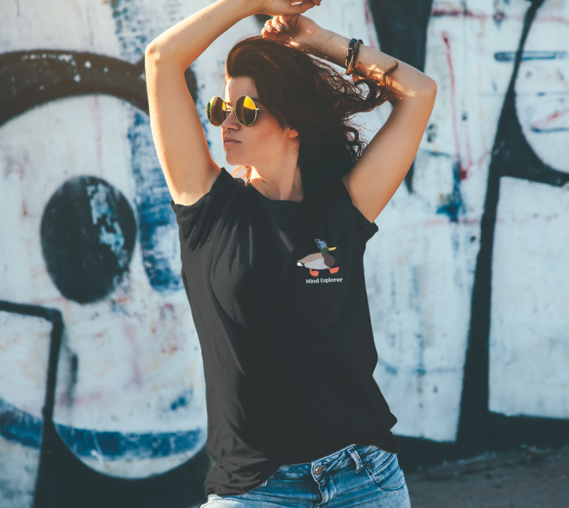 Mind Explorer with Toque Unisex Tee preview #4