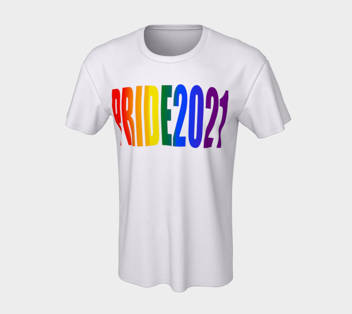 LGBT Rainbow Flag Typography Gay Pride 2021 thumbnail #8