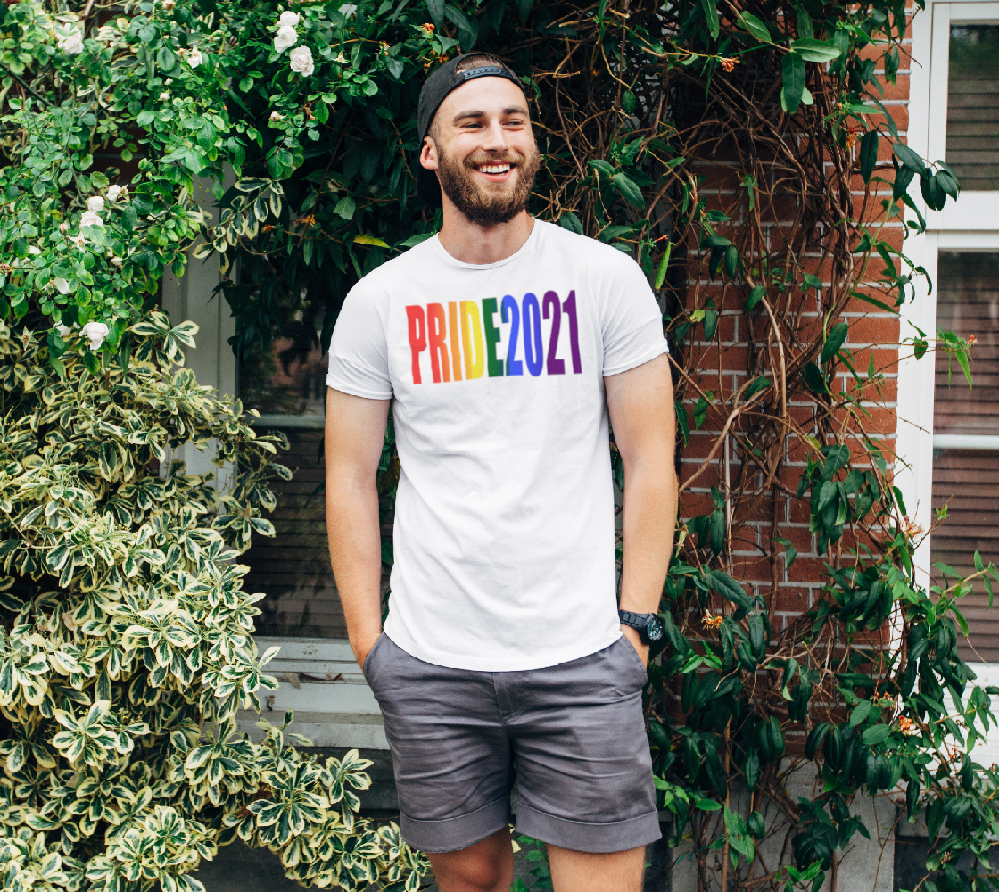 Aperçu de LGBT Rainbow Flag Typography Gay Pride 2021
