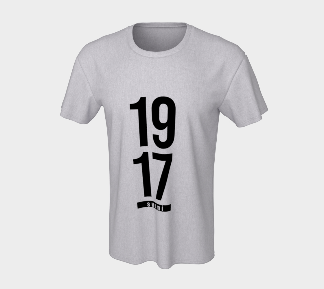 1917 Suomi Unisex Tee - Black Text preview #7