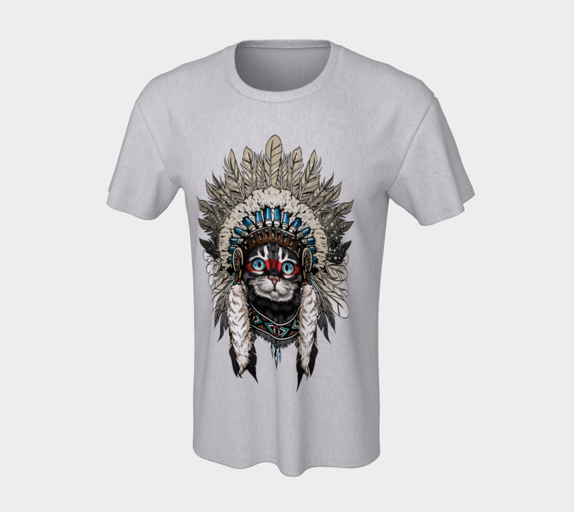 Сat in Indian warbonnet preview #7