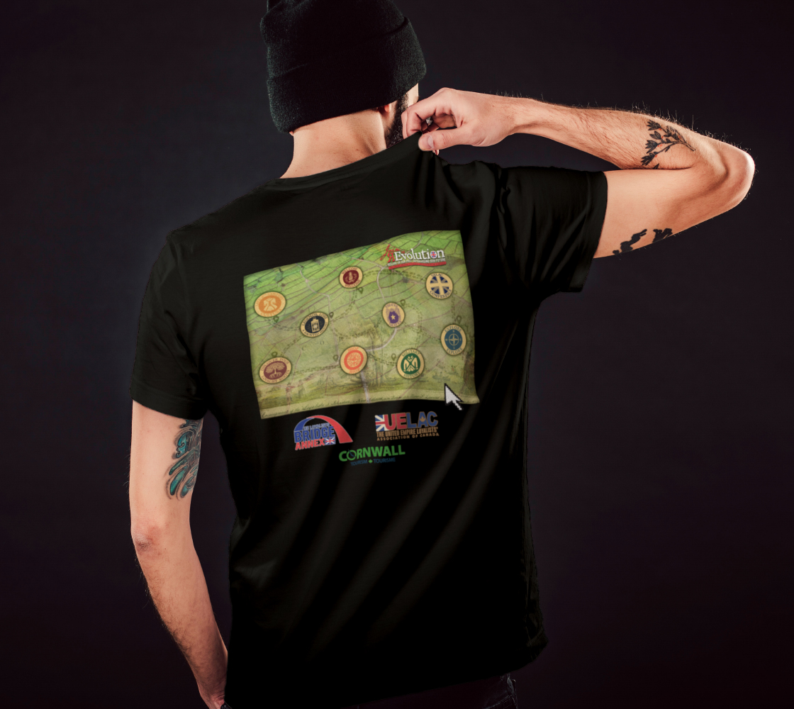 2021 Conference tee with map on back - black preview #5