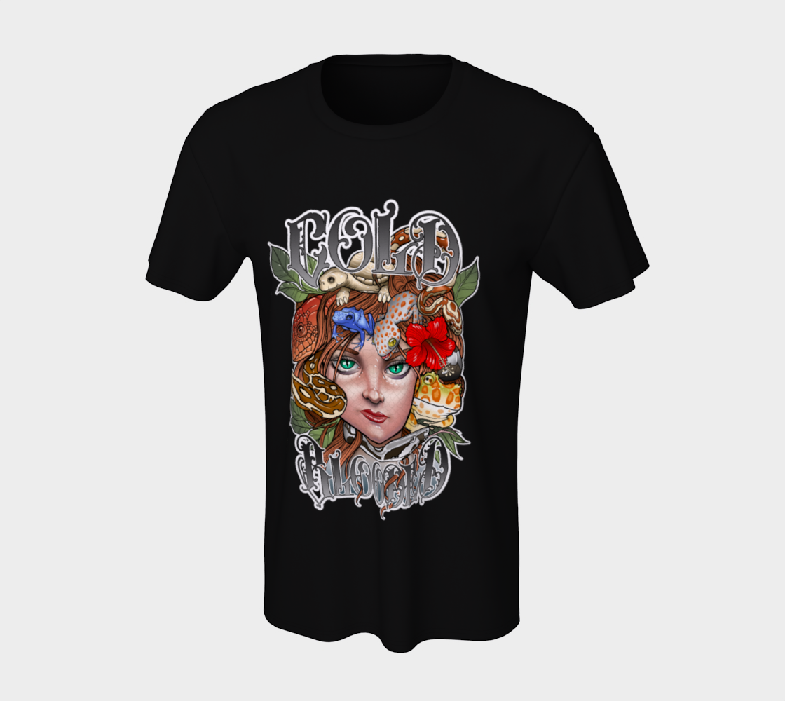 Cold Blooded Tattoo Design Unisex T-Shirt preview #7