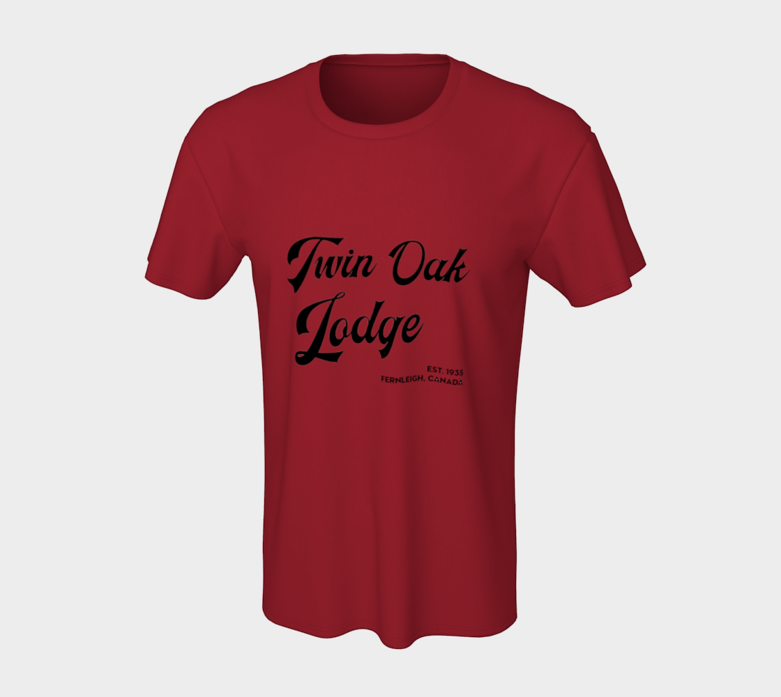 Twin Oak Lodge Classic Tee BK Text preview #7