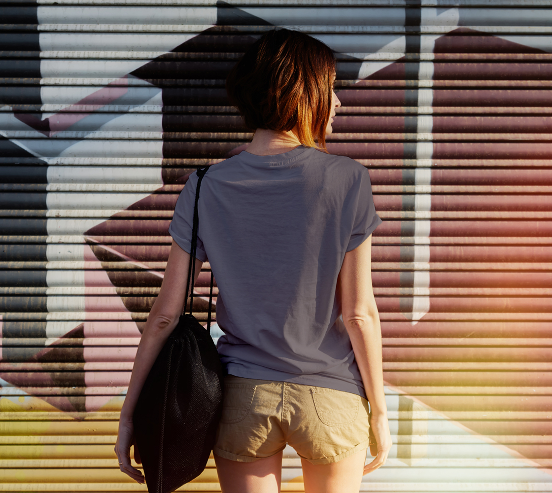 Aperçu de Mid Century Shapes Tee Dark Gray #6