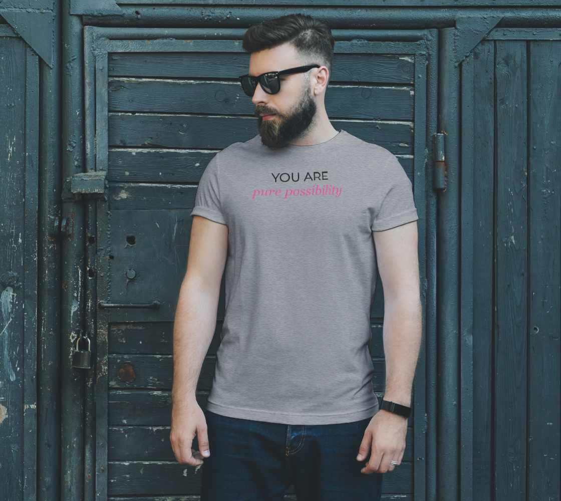 YOU ARE PURE POSSIBILITY GENDER NEUTRAL TEE (light shirts) preview #2