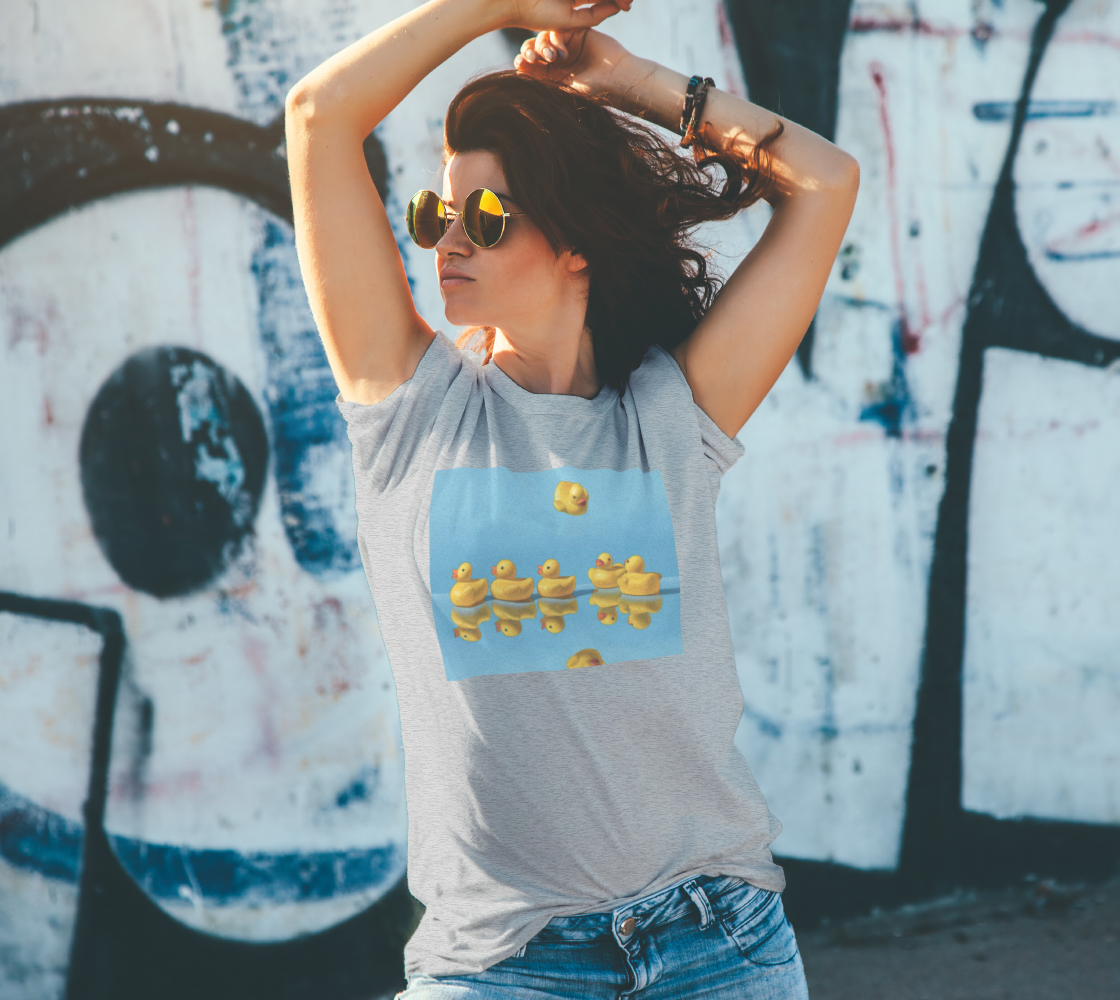 Ducks in a Row Unisex Tee preview #4