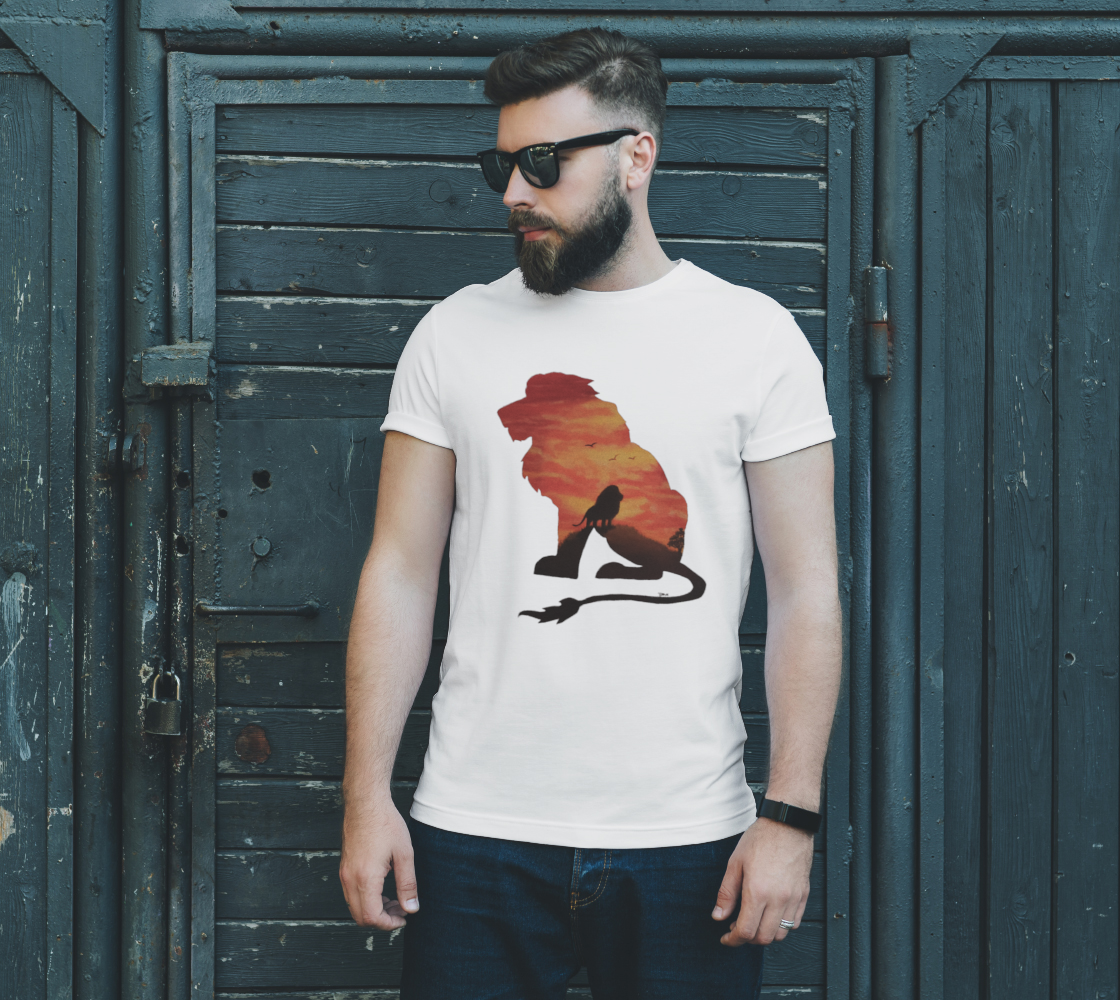 White Tee Lion Heart preview #2