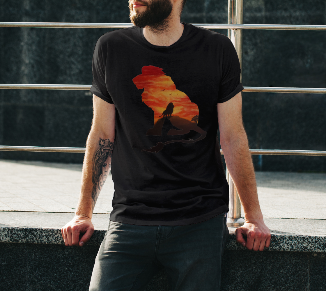 Black Tee Lion Heart preview #3