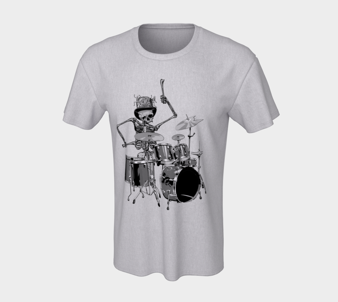 Skeleton Drum Kit Hat Music Band preview #7