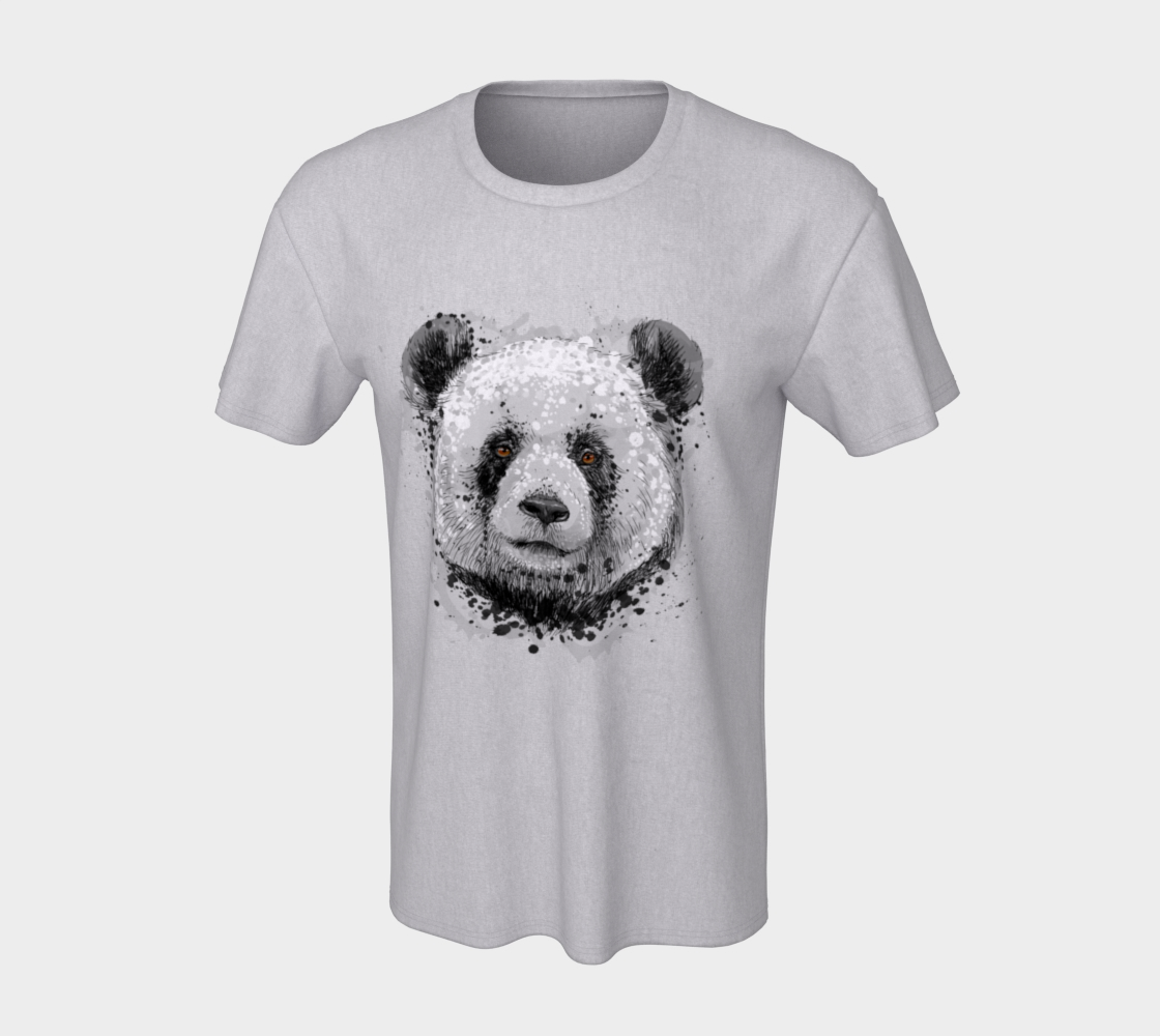 Panda Bear Splash Watercolor Hand Drawn preview #7