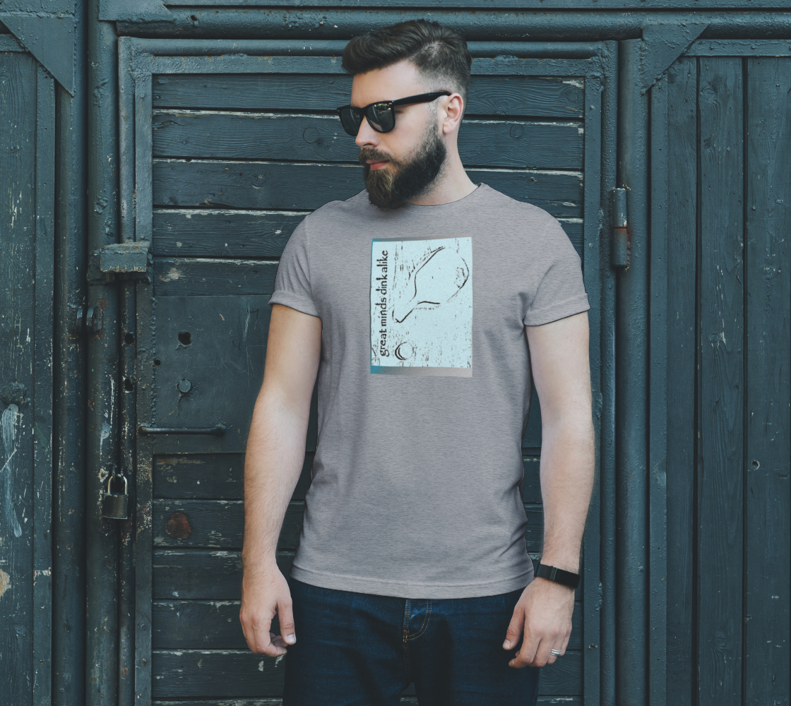 Great minds dink alike Robins Egg unisex t preview #2
