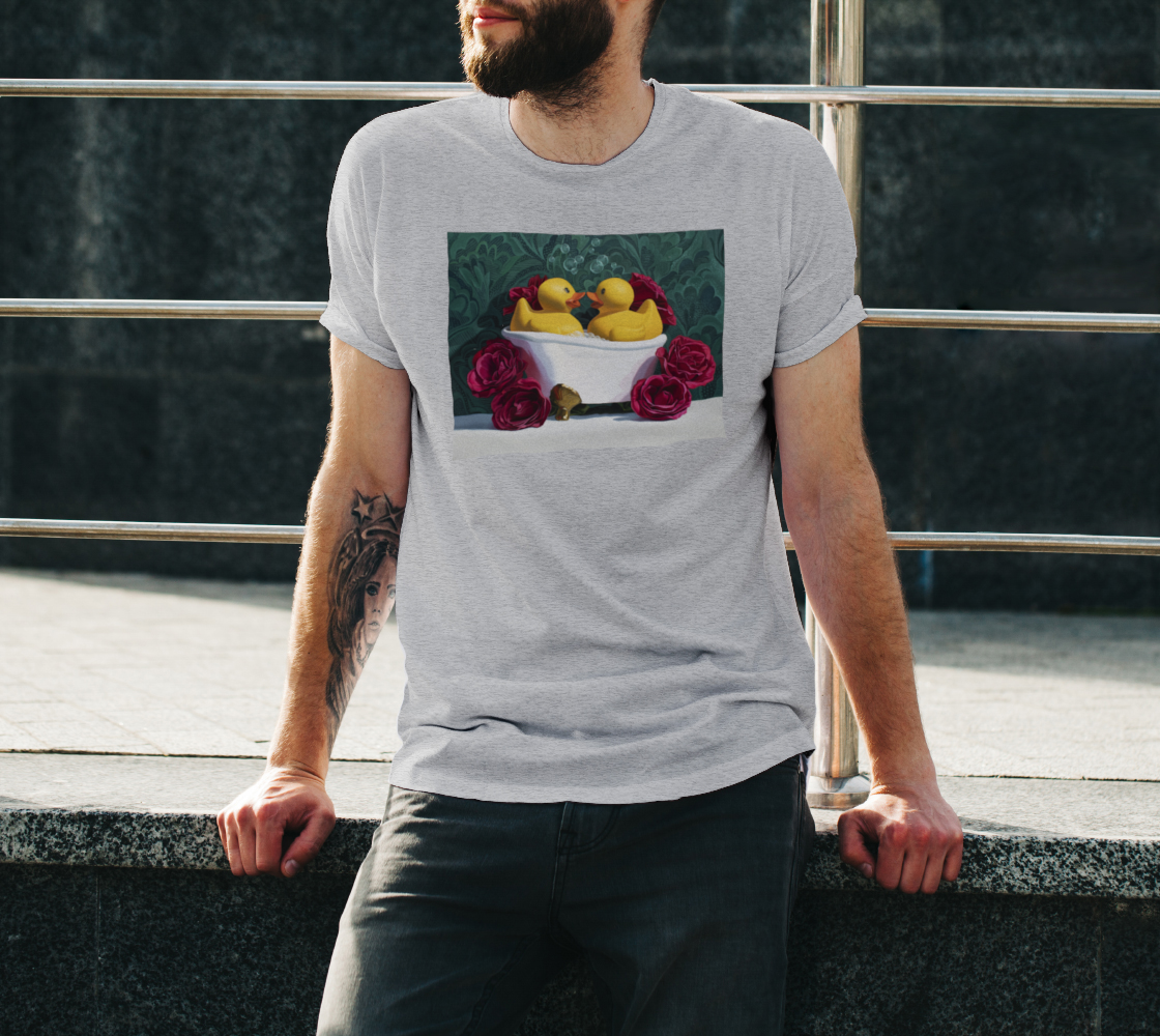 Love Birds (Green) Unisex Tee preview #3