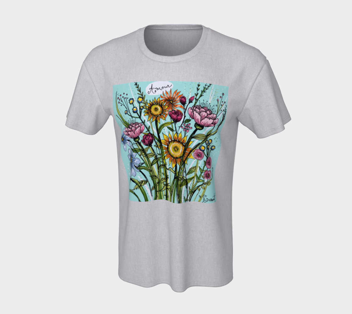 T-shirt, Amour de fleurs preview #7