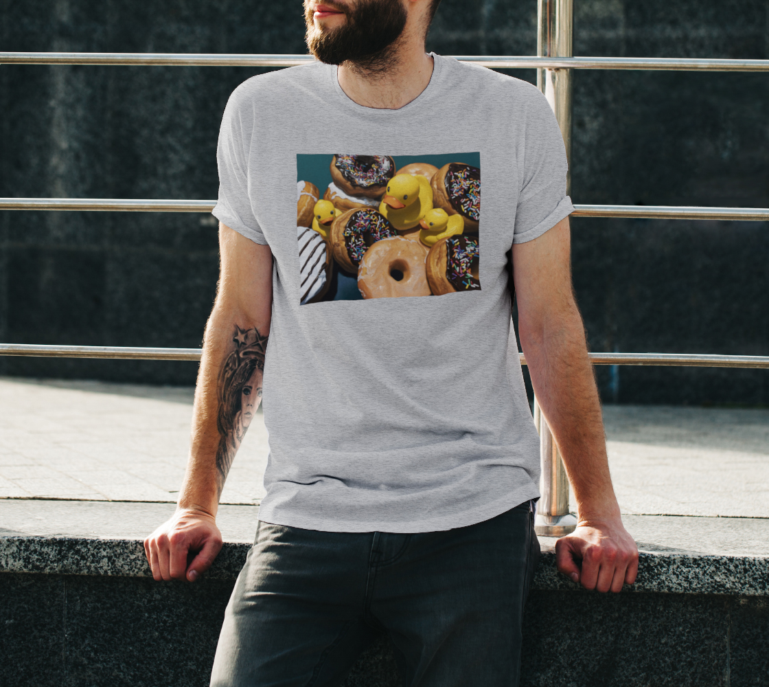 Duck In Donuts Unisex Tee preview #3
