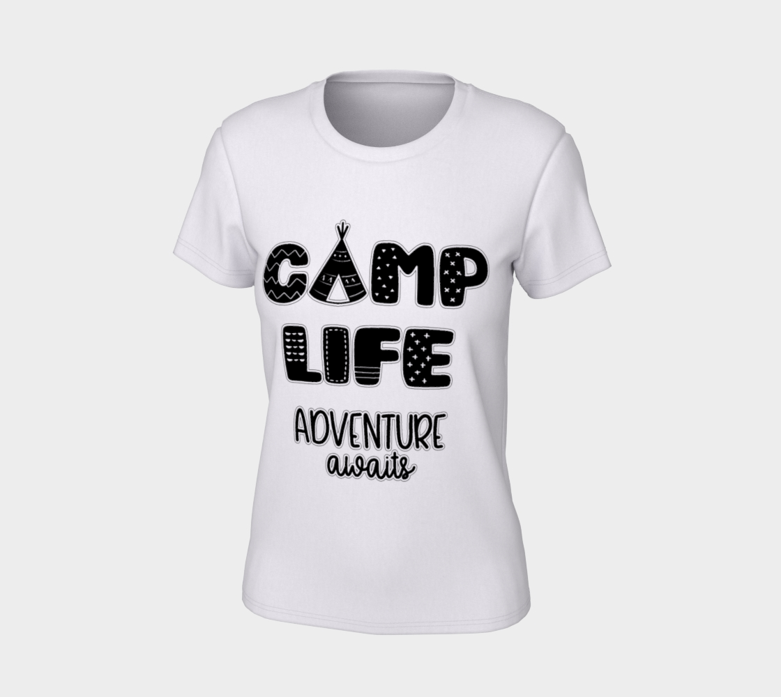 Aperçu de Camp Life Adventure Awaits Women's T-Shirt #7