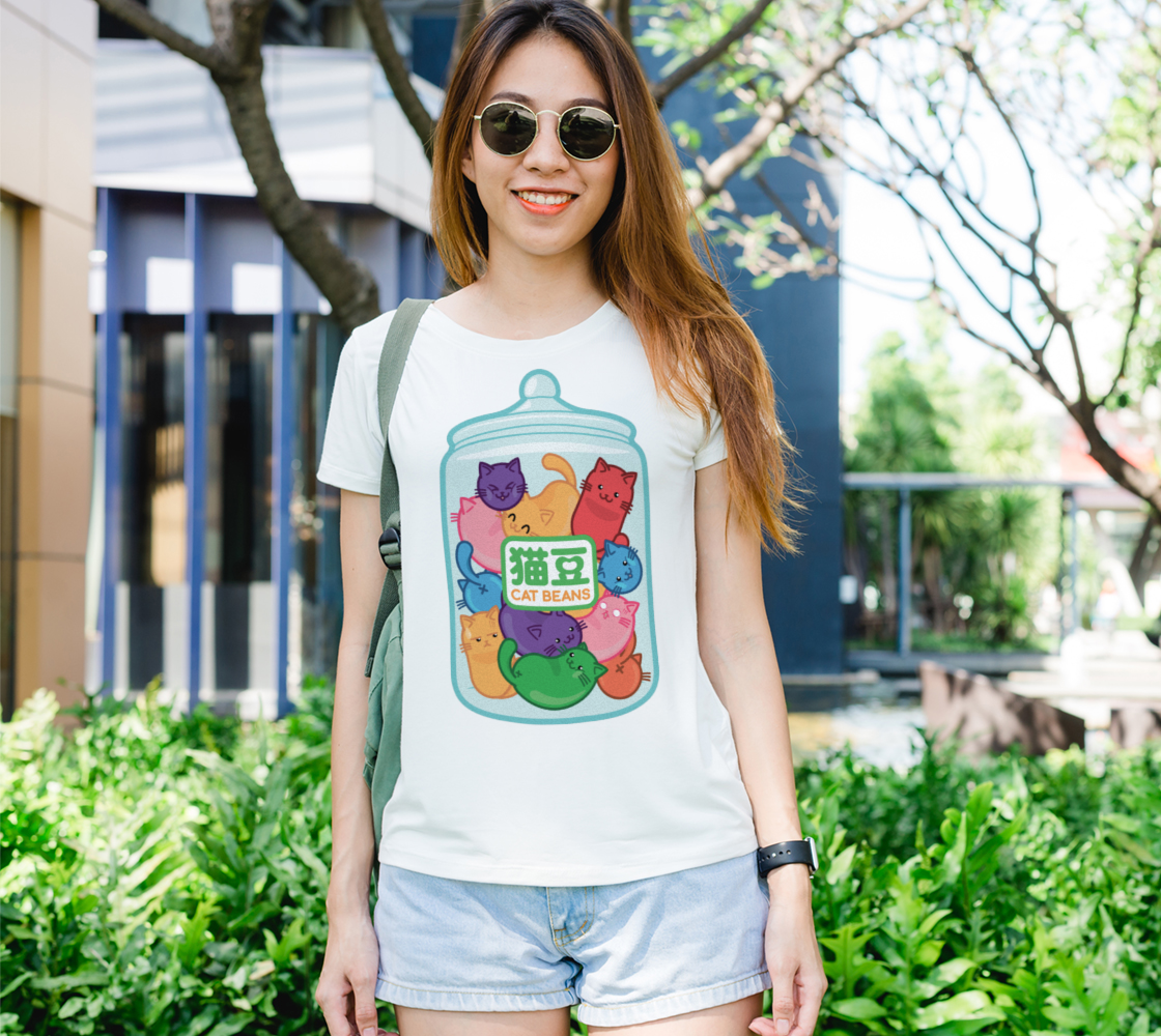 Jelly Cat Beans Women's T-Shirt 3D preview