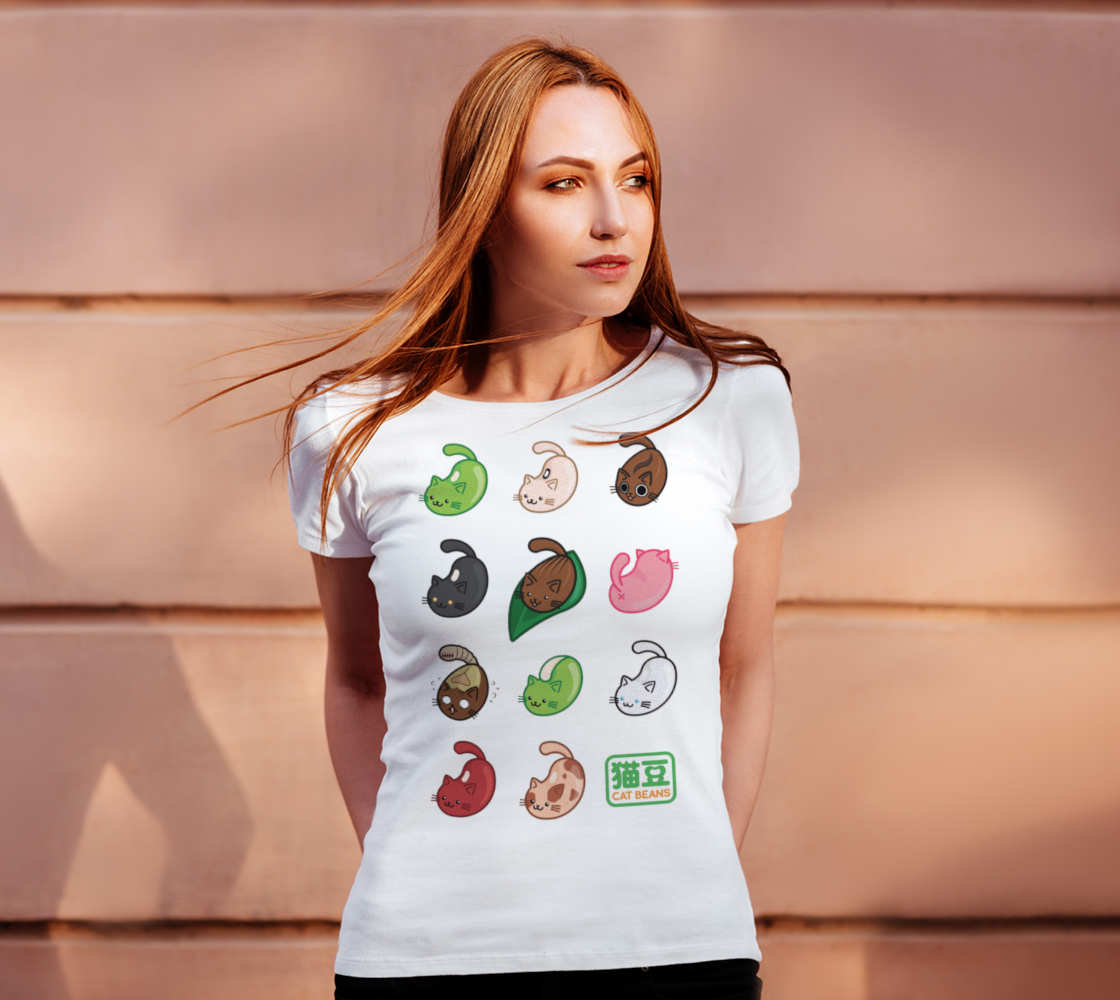 Cat Beans Women's T-Shirt preview #4