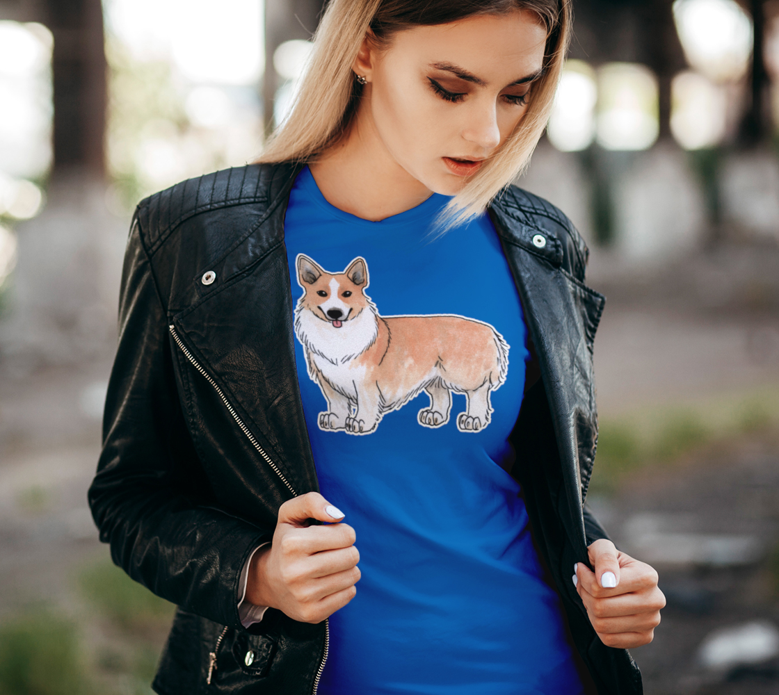 Aperçu de Welsh corgi dog Women's Tee #2