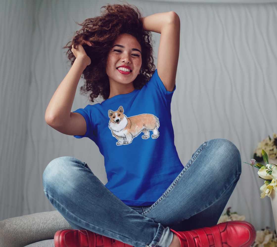 Aperçu de Welsh corgi dog Women's Tee #3