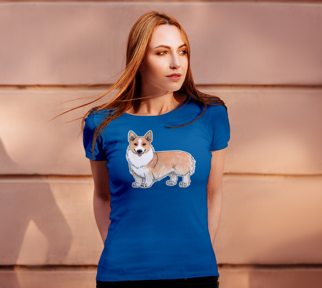 Aperçu de Welsh corgi dog Women's Tee #4