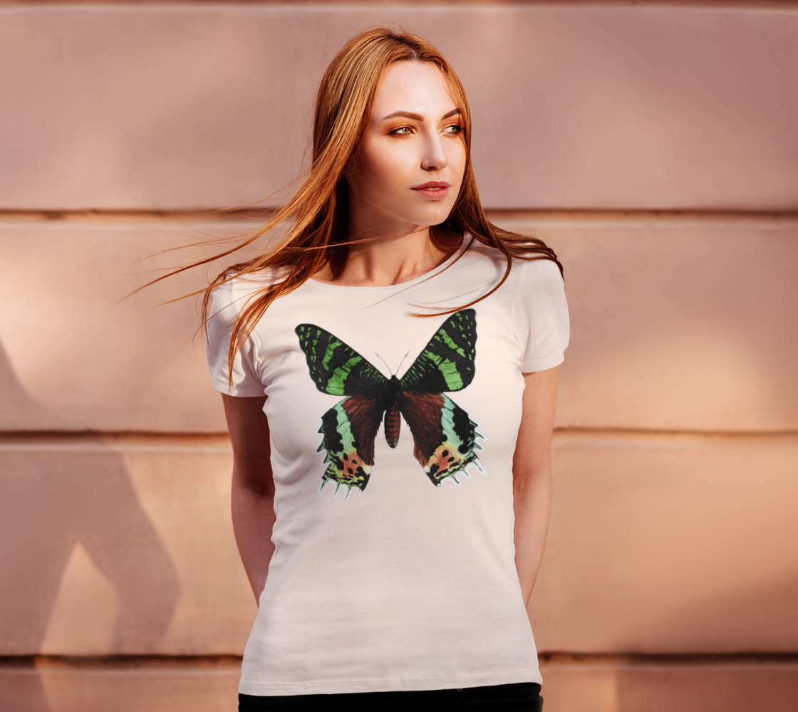 Urania Ripheus butterfly Women's Tee preview #4