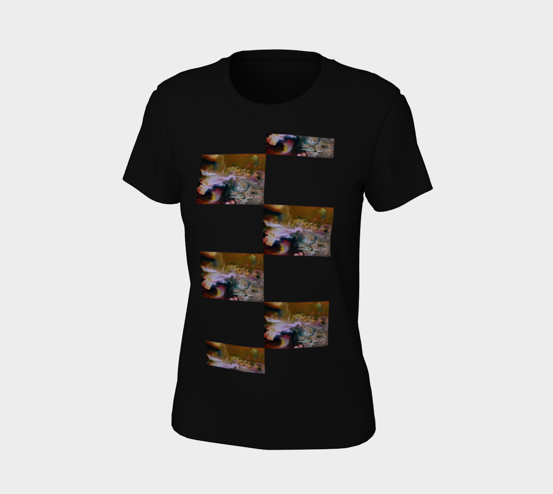 Aperçu de Golden Flowers Bella Tshirt #7
