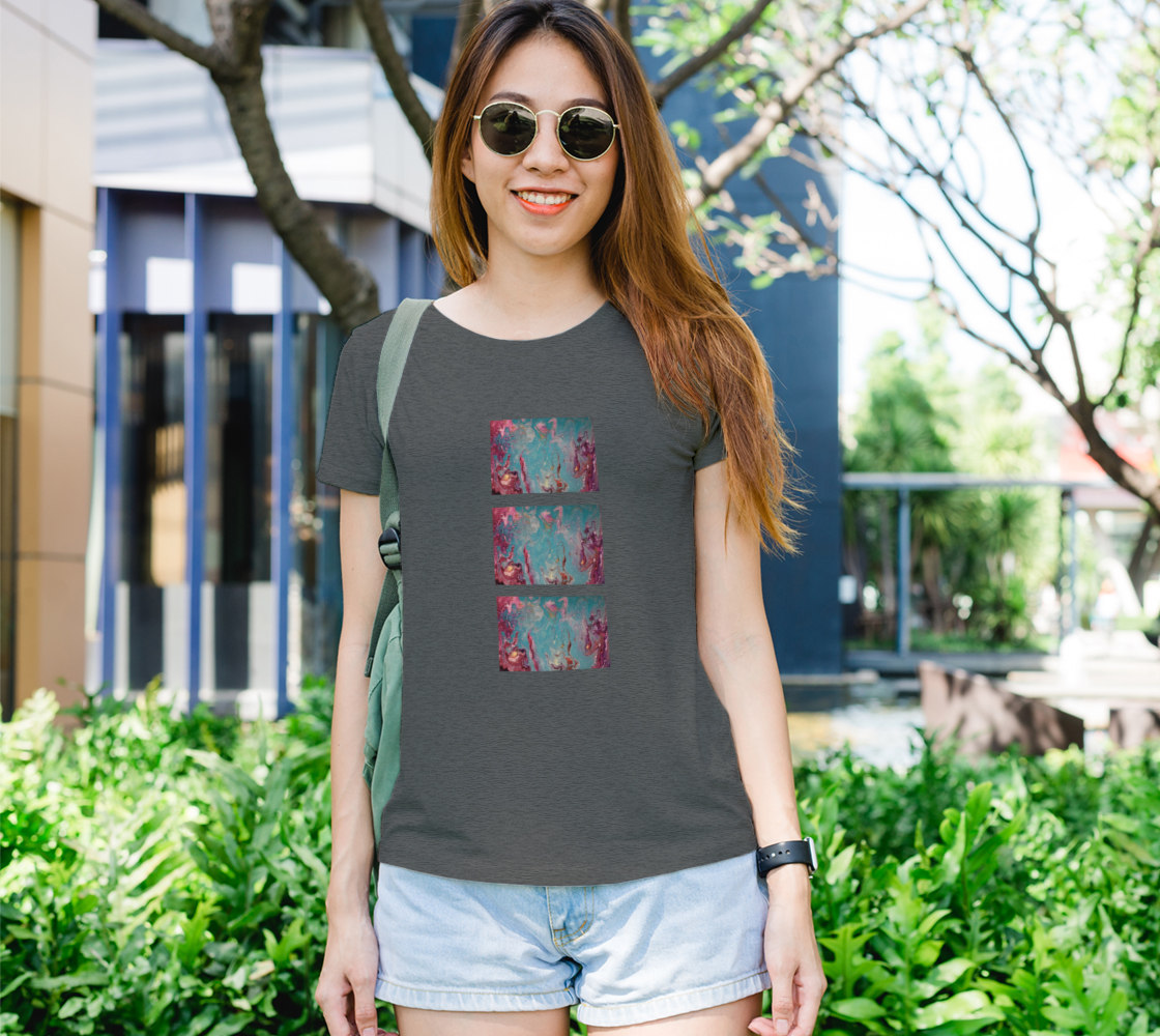 Aperçu de Magic Teal Bella Tshirt #1